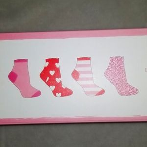 LOVE ladies pink/red socks